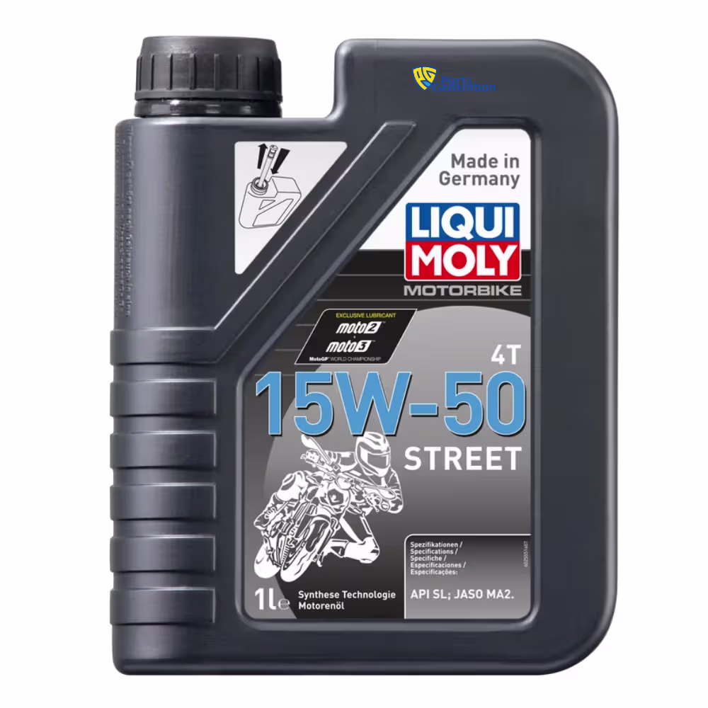 LIQUI MOLY MOTORBIKE 4T 15W-50 STREET SEMI SYNTHETIC 1L